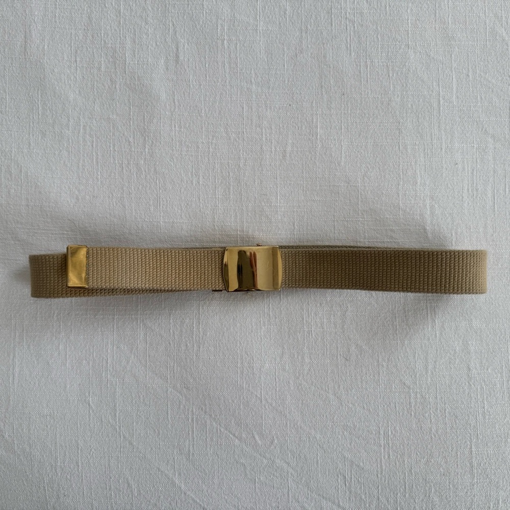 Tan adjustable belt